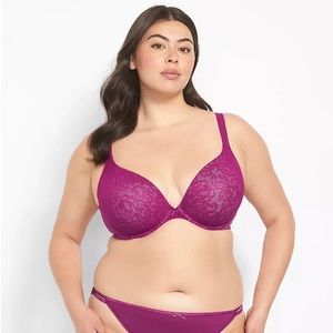 NEW Cacique 44DDD Boost Plunge Bra